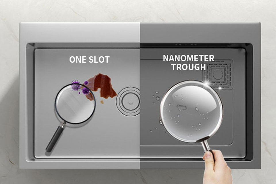 304 Stainless Bar Double Sink Bowl