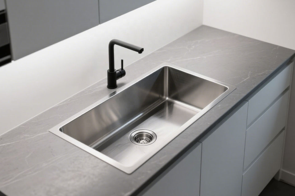 34x18 inch Single Bowl Kitchen Sink