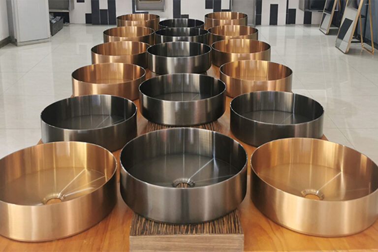 Bathroom Sink Basin in Stainless Steel