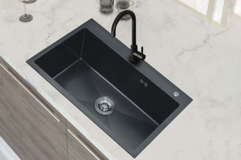 Black Coating Custom 304 Steel Sinks