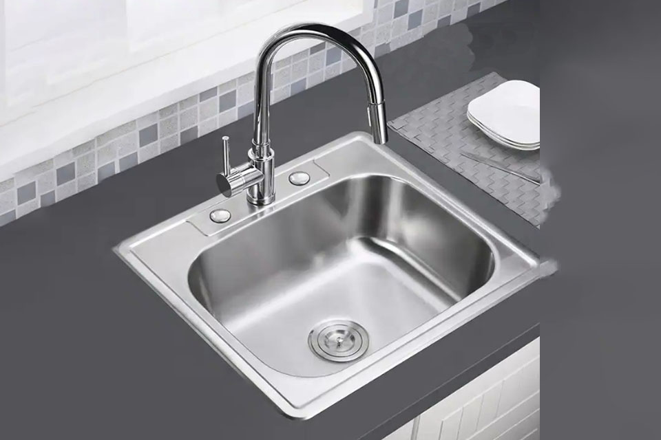 Black Coating Custom 304 Steel Sinks