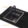 Black Stainless Steel Bar Sink Black Stainless Steel Bar Sink