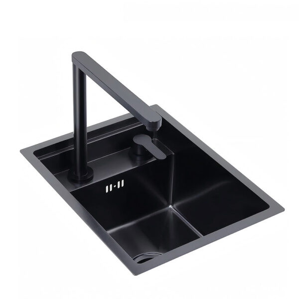 Black Stainless Steel Mini Island Bar Sink