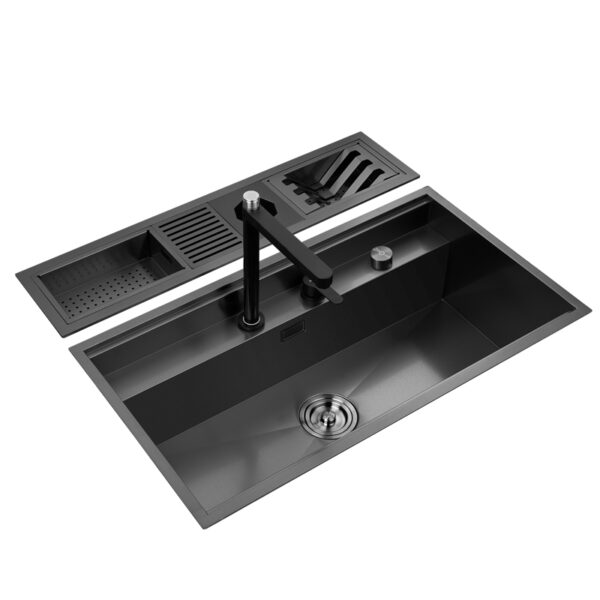 Black Workstation Island Kitchen Sink Black Workstation Island Kitchen Sink
