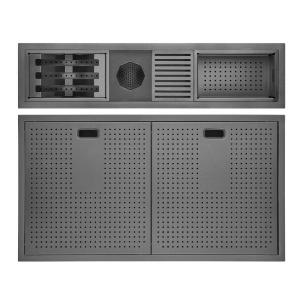 Black Workstation Island Kitchen Sink Black Workstation Island Kitchen Sink