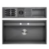 Black Workstation Island Kitchen Sink Black Workstation Island Kitchen Sink