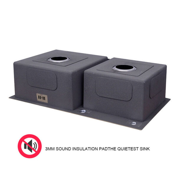 二重はステンレス鋼の台所の流し