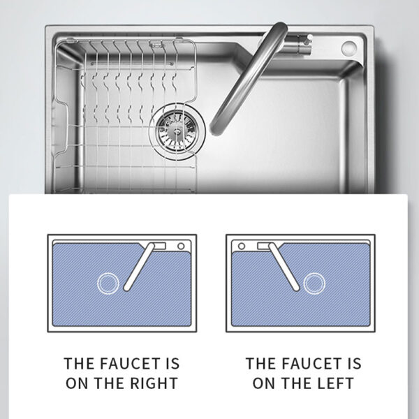 Single Bowl Stainless Steel Kitchen Sink