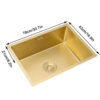 Square Single Bowl 304 Stainless Steel Sinks Square Single Bowl 304 Stainless Steel Sinks