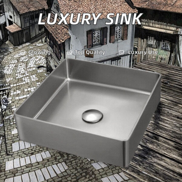 Stainless Steel Basin Surface for Bathroom