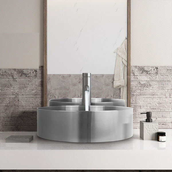 Stainless Steel Bathroom Vessel Basin Stainless Steel Bathroom Vessel Basin