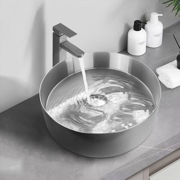 Stainless Steel Bathroom Vessel Basin Stainless Steel Bathroom Vessel Basin