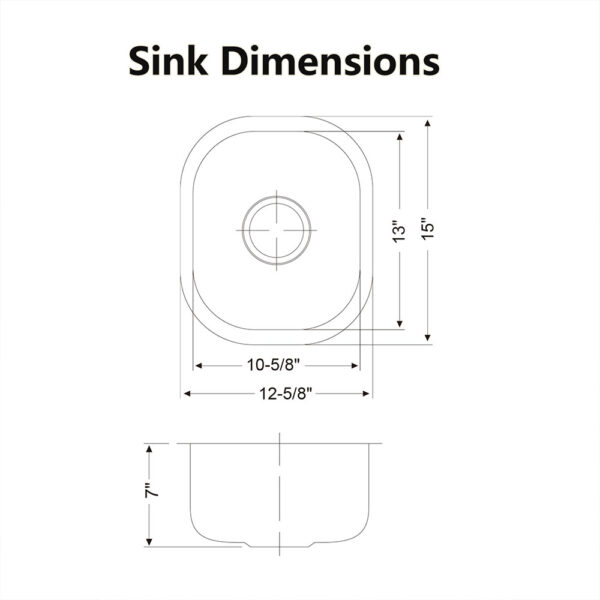 حوض مطبخ عربة تخييم القافلة والمقطورة المصنوع من الفولاذ المقاوم للصدأ
