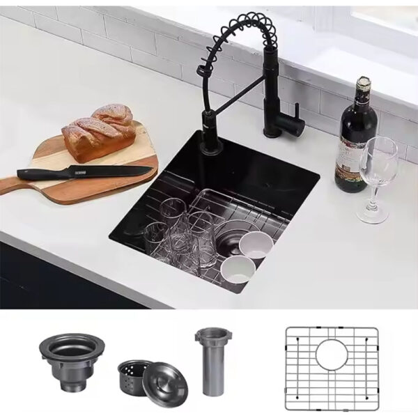 Stainless Steel Single Bowl Bar Drop In Kitchen Sink