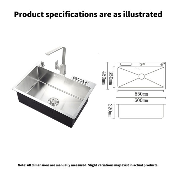Stainless Steel Single Bowl RV Kitchen Sink Stainless Steel Single Bowl RV Kitchen Sink