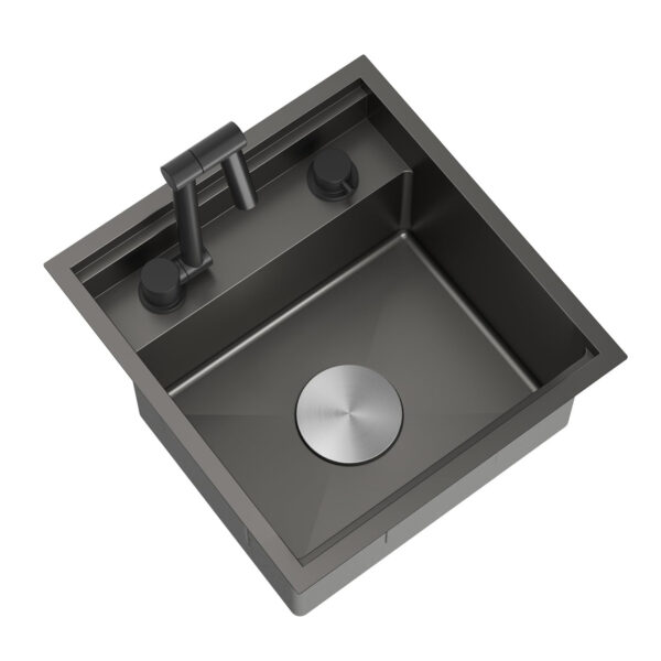 Lavello sottopiano in acciaio inox per postazione di lavoro